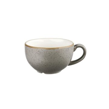 Churchill Stonecast Grey Cappuccino  cappuccino kopje 34 cl pak van 12