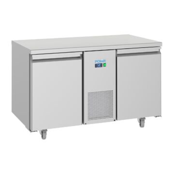 Polar U-Series Energiezuinige 2-Deurs Werkbank Koelkast 281Ltr
