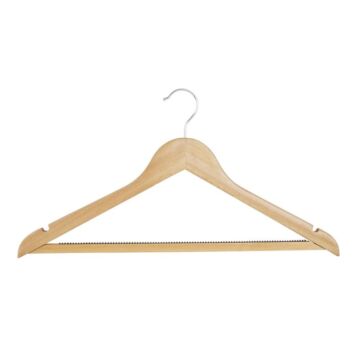 Bolero Natuurlijke Houten Hangers (Pak Van 10)
