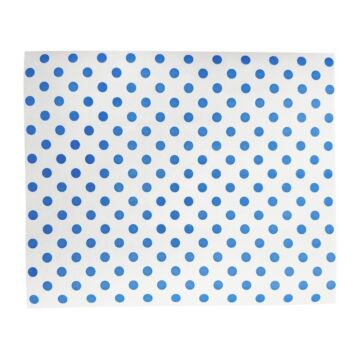 Fiesta Composteerbare Burger Wraps Blauwe Stip 250x200mm (200 stuks)