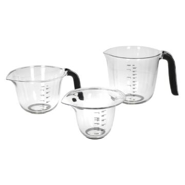 Kitchenaid Maatbekers Zwart (Set 3)