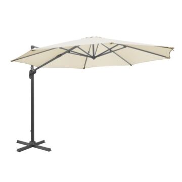 Bolero Venice Heavy Duty Parasol Crème 3,5M