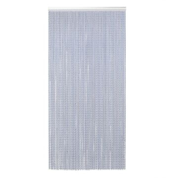 EazyZap Keten Deur Vliegengordijn - Blauw