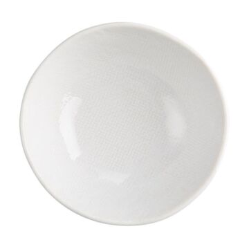 Olympia Denim Witte Coupe Kommen 160mm (Pak Van 6)