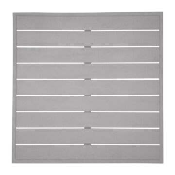 Bolero Aluminium Vierkant Tafelblad Lichtgrijs 700mm