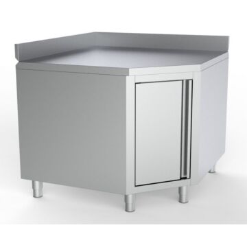 COMBISTEEL WERKTAFEL HOEK MET DEUR EN RAND 1000/1000 VOOR 600MM TAFELS, 7333.0290