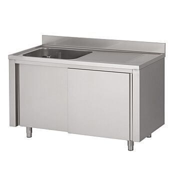 COMBISTEEL 700 SPOELTAFEL SCHUIFDEUREN 1 LINKS 1200, 7333.0900