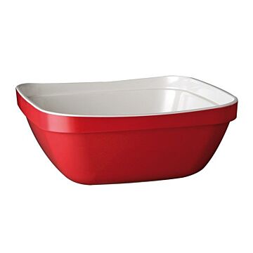 APS Bowl schaal 'Basket', kleur: Rood/Wit, 4 maten