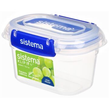 Sistema Klip It Plus rechthoekige vershouddoos 400ml