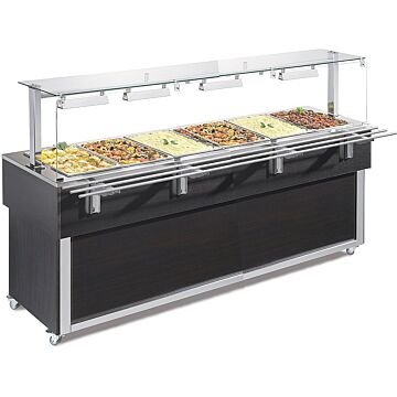 Buffet eiland Nordcap, Bain marie, 214(B) X 133(H) X 65(D), 400V/3x 1000W