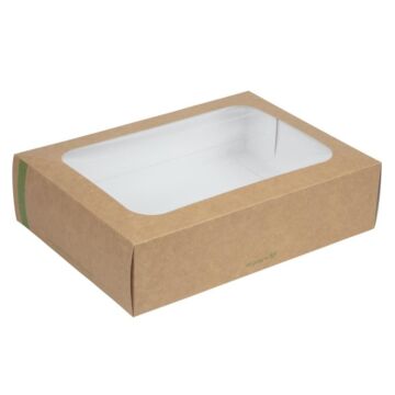 Vegware composteerbare sandwichboxen met deksel medium (50 stuks)