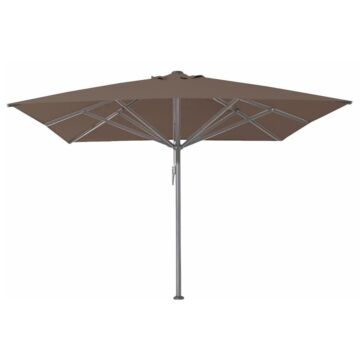 Horeca parasol 3x3 meter Bali taupe zonder volant