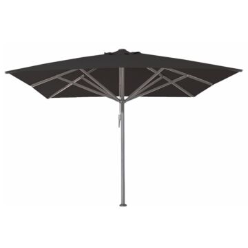 Horeca Parasol 5x5 Bali zwart zonder volant