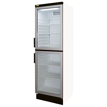 Koelkast Nordcap Glasdeur, 377L, 60(B) X 185(H) X 60(D), 230V/350W
