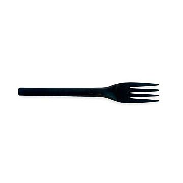 Sier Disposables Refork vork zwart 170 mm 24 zakken van 50 stuks