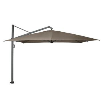 Horeca zweefparasol Bali Premium 4x3m taupe-antraciet