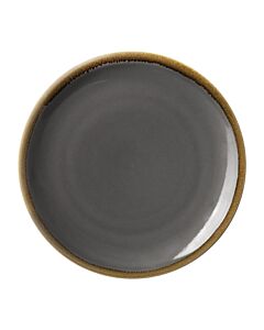 Olympia Kiln ronde coupeborden grijs 28cm, 28(Ø) x 2,8(h)cm