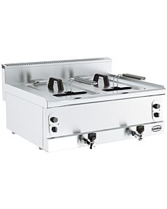 BASE 600 GASFRITEUSE 2X8L **LET OP, 800MM BREED**, Combisteel, 7178.0085