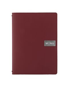 Menumap leder Royal Securit, A4, Rood