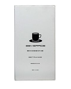 Cocktailkaart A4 Securit, Design range, Wit A45