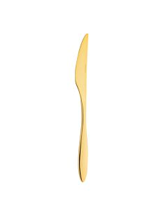 Gioia Gold 18/10 tafelmes 22,7 cm, doos van 12 stuks