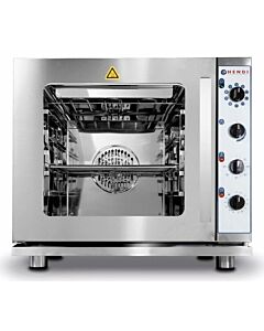 Hetelucht Stoomoven Met Grill, Analoog, 4x 2/3 GN, 620x555x(H)585mm Hendi