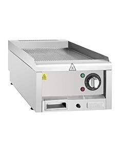 Buffalo 600-Serie Geribbeld Elektrische Bakplaat 400 Mm