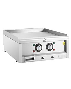 Buffalo 600-Serie Elektrische Bakplaat Met Twee Zones, 600mm