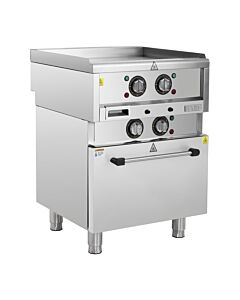 Buffalo 600 Serie Vrijstaande Elektrische Bakplaat Met Heteluchtoven