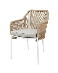 Bolero Bay PE gevlochten rattan outdoor armstoelen honingkleur (2stuks)