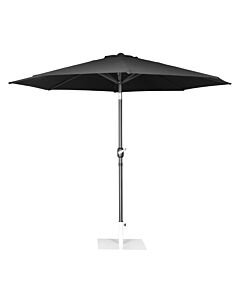 Bolero Sevilla Ronde Parasol 3M Diameter Zwart