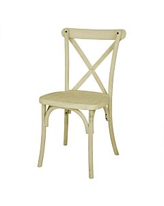 Bolero Manhattan Kruisrug Harsstoelen Naturel (Set Van 4)