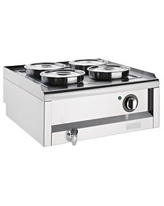 Buffalo 600 Serie 4 Pot Bain Marie