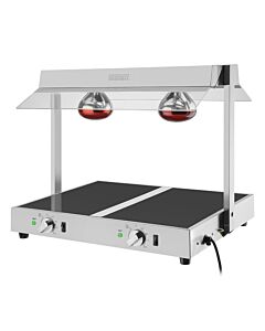 Buffalo Voedselverwarmer Met Portaal 2X GN 1/1