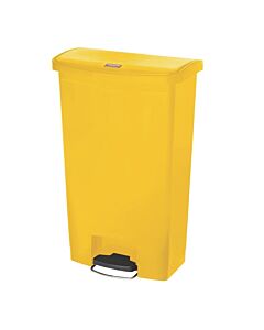 Rubbermaid Slim Jim Front Step pedaalemmer 68L geel