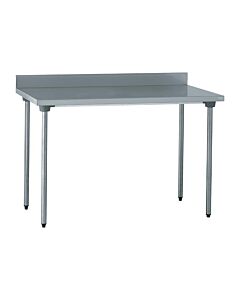 Tournus RVS werktafel met achteropstand 100cm