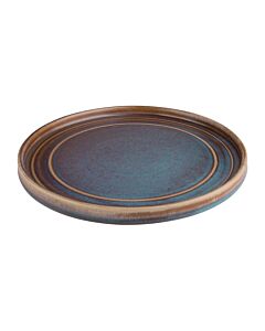 Olympia Cavolo platte ronde diepe borden 22cm iriserend (6 stuks)