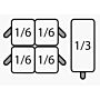 SARO Pastamandensets 4x 1/6 + 1x 1/3, 423-8415