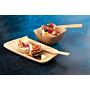 Sier Dispposables Fine Dine Palm bakje 120 x 110 x h ± 60 mm, 40cl 12 x verpakkingen van 20 stuks