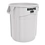Ronde Brute container 75,7 ltr, Rubbermaid, model: VB 002620, wit