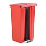 Step-On Classic container 87 ltr, Rubbermaid, model: VB 006146, rood