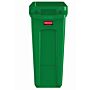 Slim Jim met luchtsleuven 60 ltr, Rubbermaid, model: VB 227857, groen