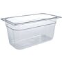 Gastronorm voedselpan 1/3 5,1 ltr, Rubbermaid, model: VB 000118, 6 stuks per verpakking, transparant