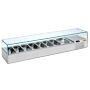 Opzetkoelvitrine Nordcap 41L, bijv 1/2 en 1/3GN, 132(B) X 39(H) X 38(D), 230V/170W