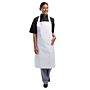 Schort Whites Chefs Clothing, halterschort, wit, lang, zonder zak, poly/ktn, 97x71cm