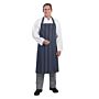 Schort Whites Chefs Clothing, halterschort, blauw/wit, lang, zonder zak, poly/ktn, 97x71cm