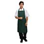 Schort Whites Chefs Clothing, halterschort, donkergroen, lang, zonder zak, poly/ktn, 97x71cm