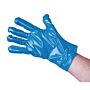Wegwerp handschoen HVS-select, blauw, 100 stuks