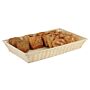 Polypropylene rieten mand 30x22x8cm