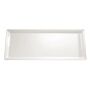Pure melamine rechthoekige schaal wit 65x26,5cm